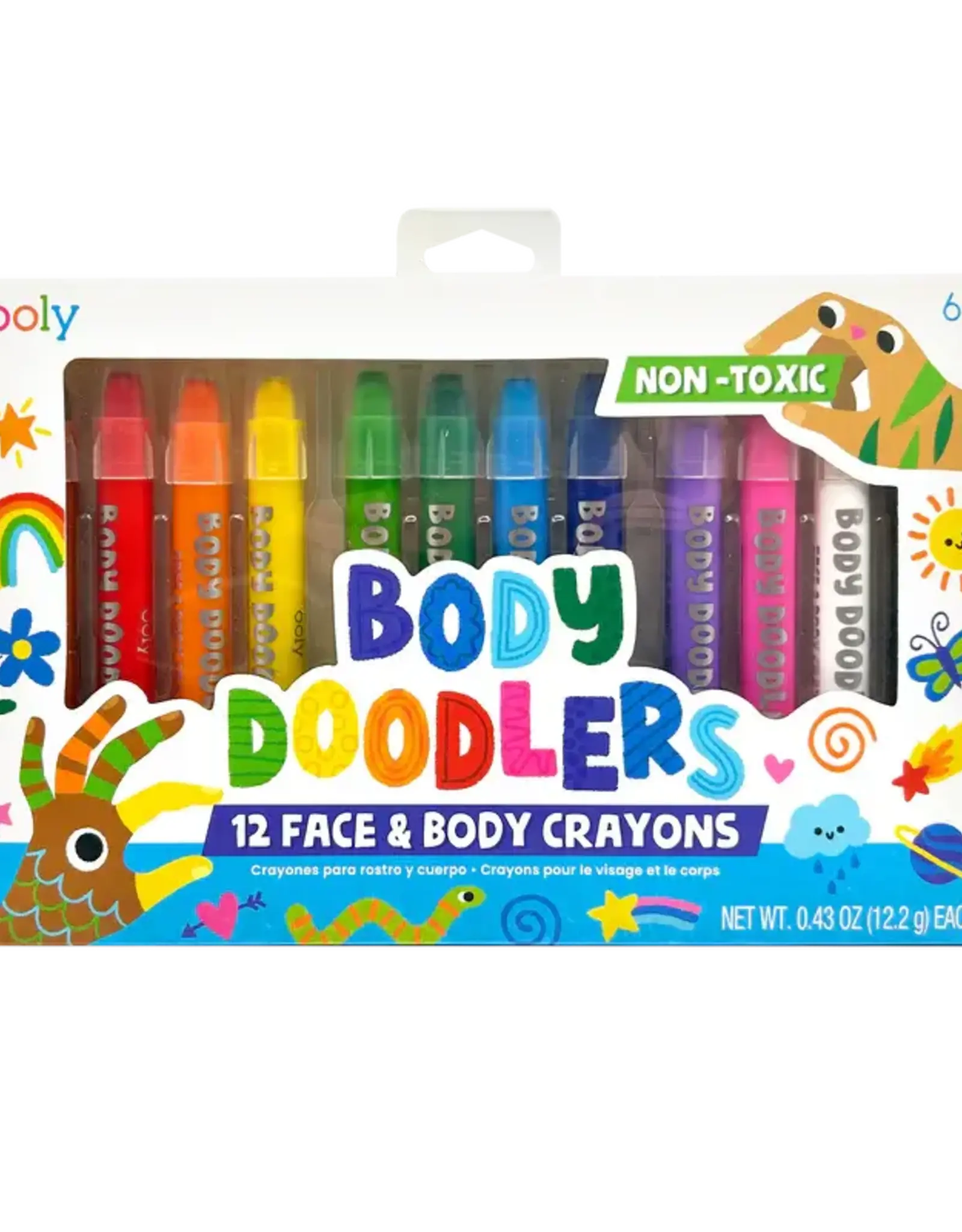 Ooly Body Doodlers Face & Body Crayons