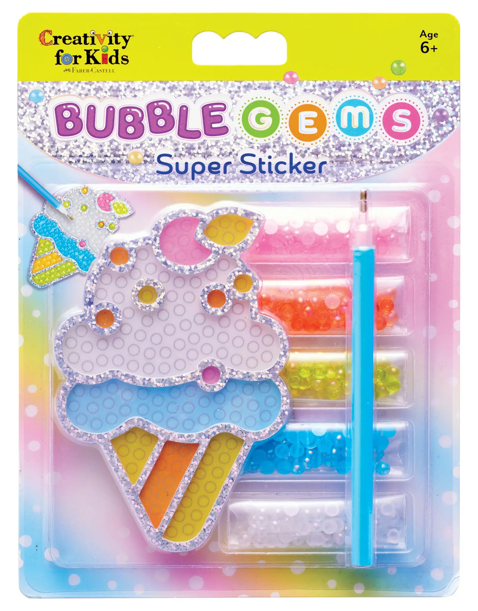Faber-Castell Bubble Gems Super Sticker Ice Cream