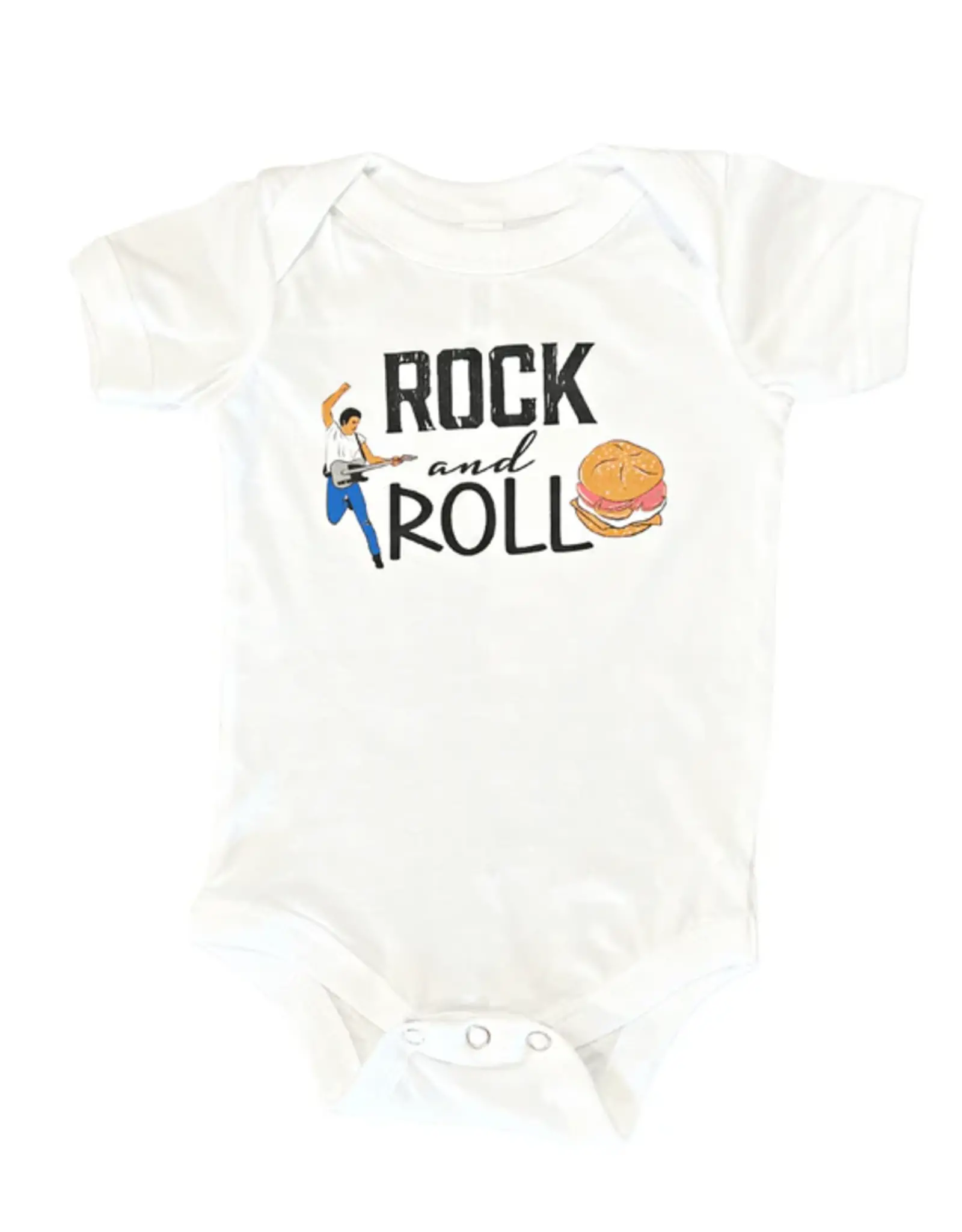 Little Hometown 6-12 months: New Jersey Rock and Roll Onesie