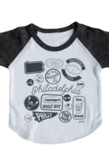 MapTote 12-18MO: Baseball Tee - Philadelphia Pins & Patches