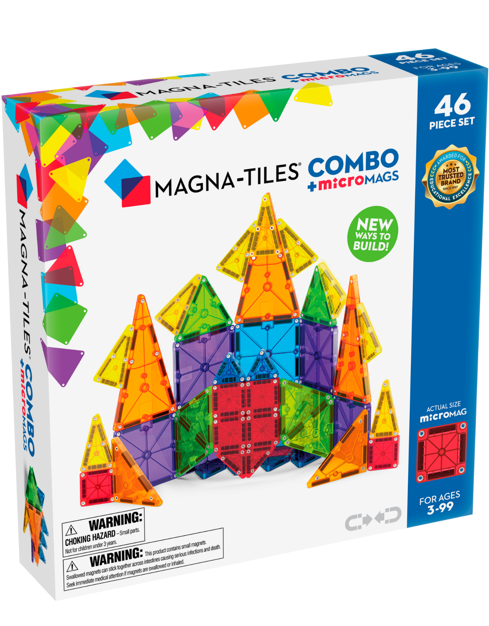 Magna-Tiles Magna-Tiles: Combo 46-Piece Set