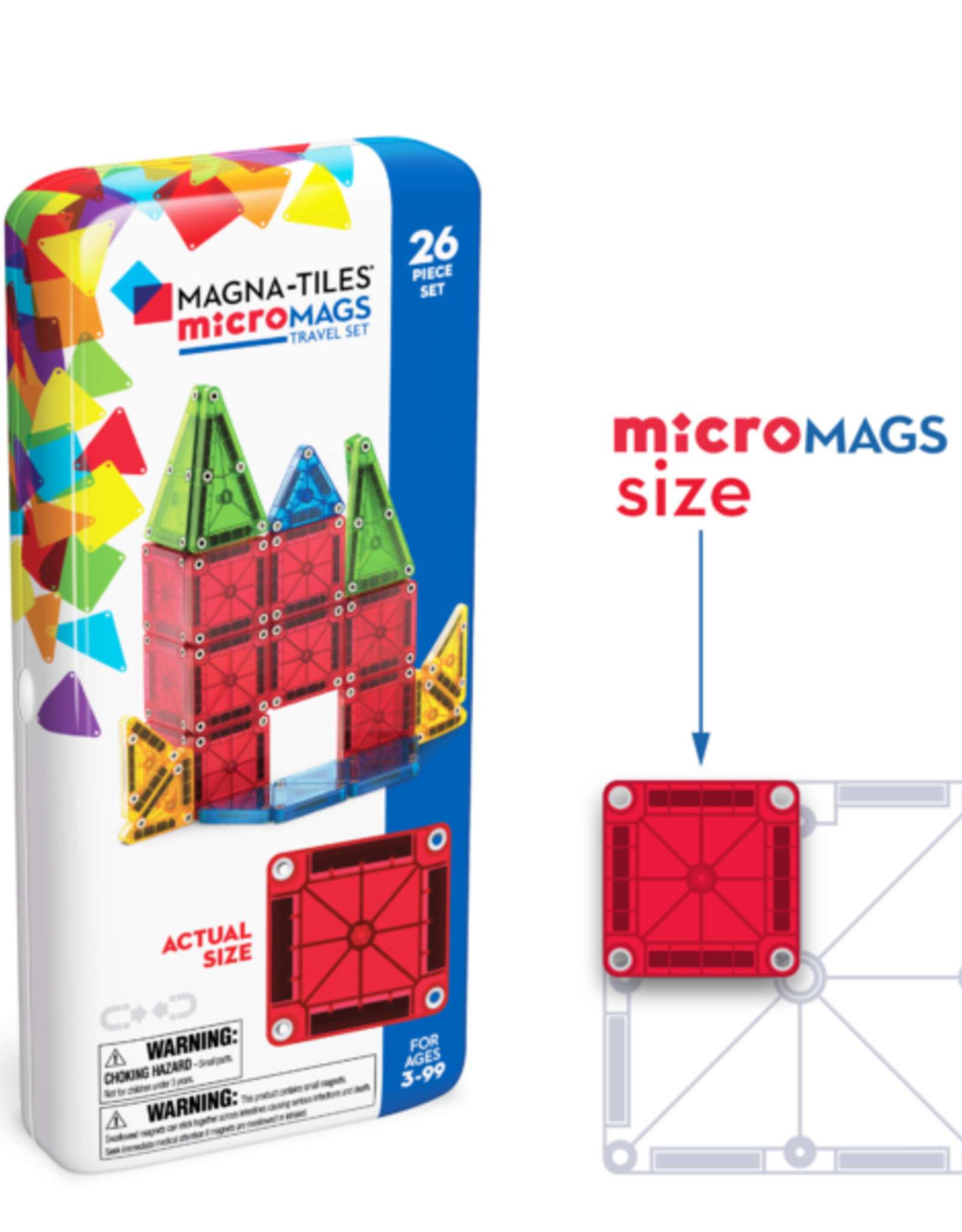 Magna-Tiles microMAGS 26-Piece Travel Set
