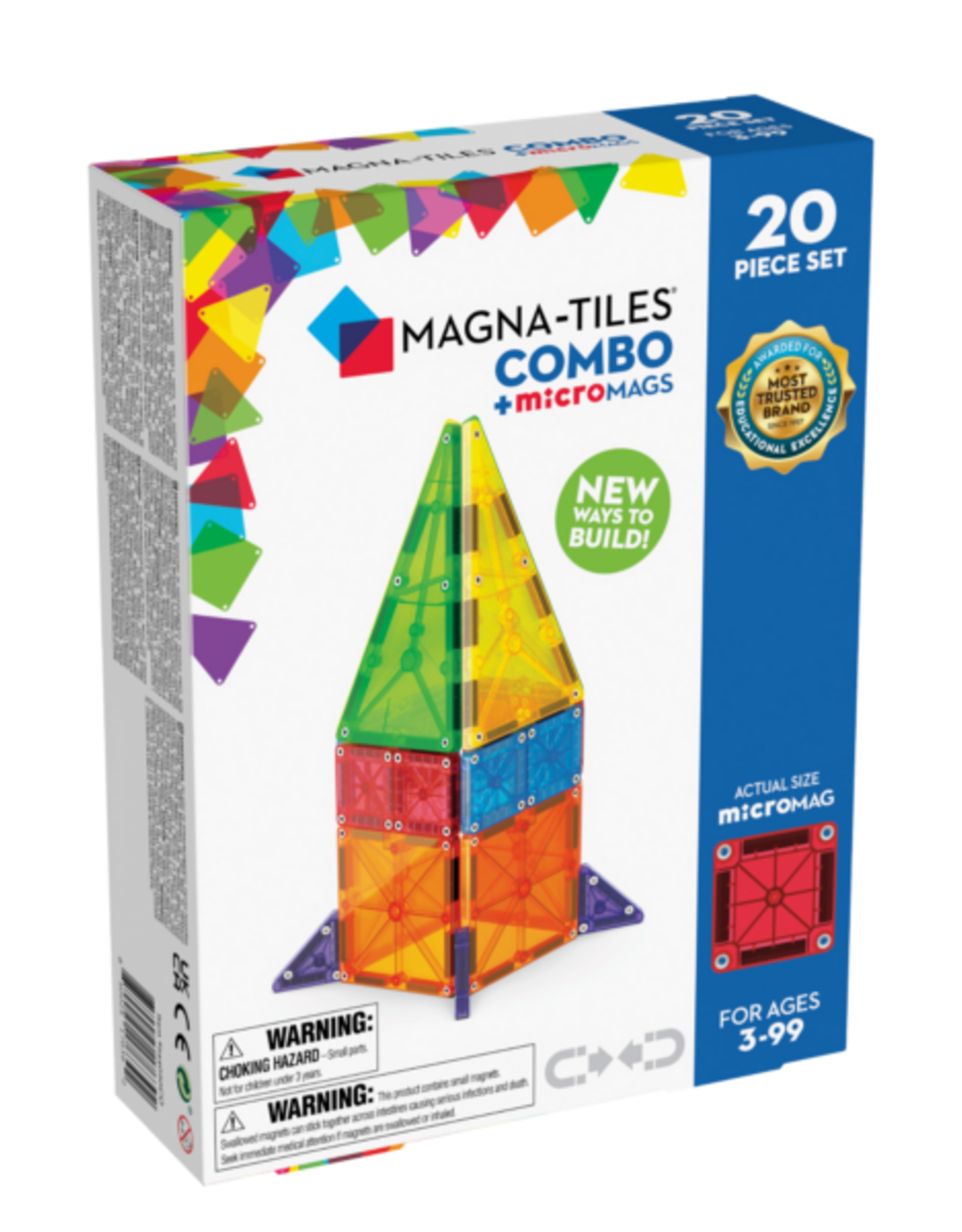 Magna-Tiles Magna-Tiles: Combo 20-Piece Set