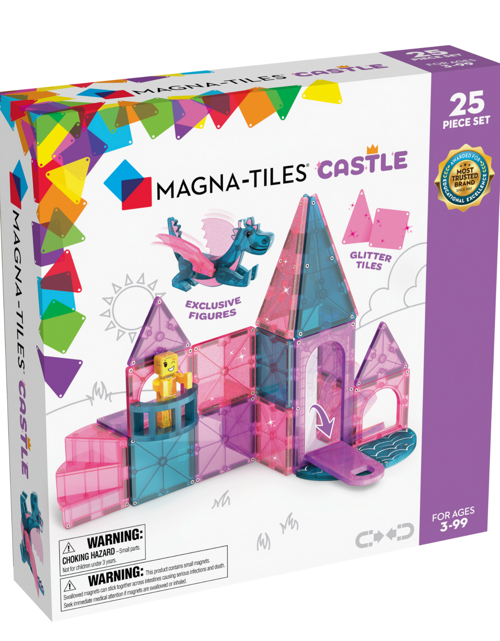 Magna-Tiles Magna-Tiles: Castle DLX 48 Piece Set