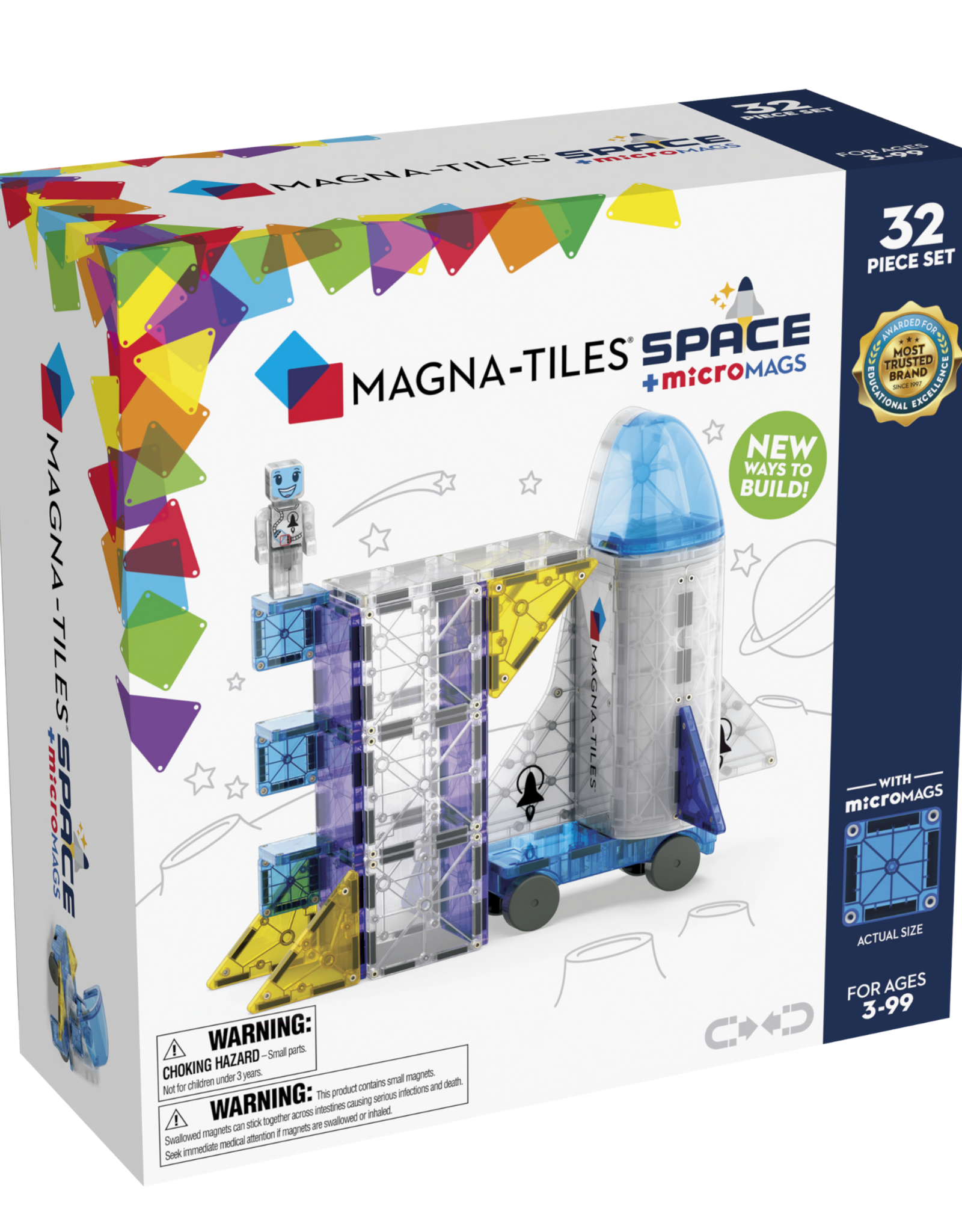 Magna-Tiles Magna-Tiles: Space 32pc Set