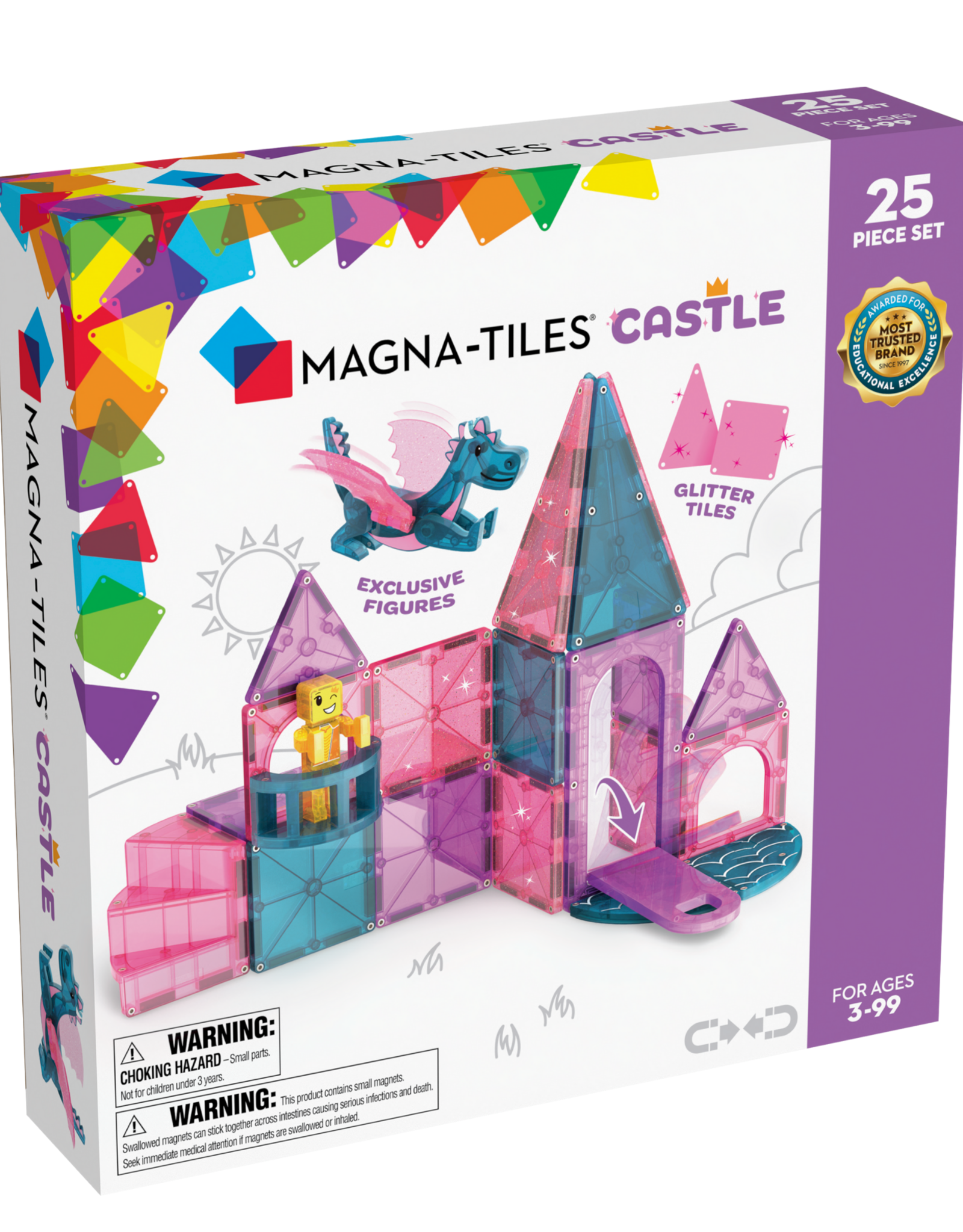 Magna-Tiles Magna-Tiles: Castle 25 pc Set
