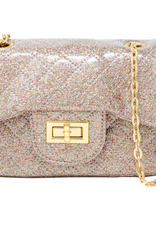 Zomi Gems Classic Quilted Sparkle Mini Bag - Rainbow