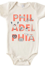 MapTote 3-6MO: One Piece - Philadelphia Font