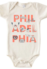 MapTote 6-12MO: One Piece - Philadelphia Font