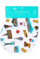 Little Hometown Philadelphia Baby: 2-in-1 Burp Cloth and Bib