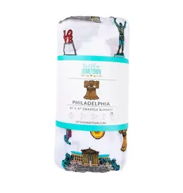 Little Hometown Philadelphia Baby Swaddle Blanket