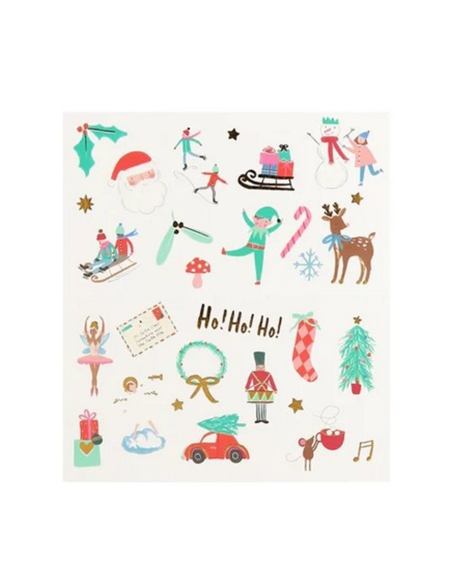 Meri Meri Mixed Icon Christmas Temporary Tattoos