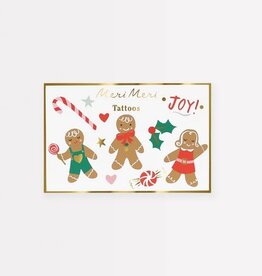 Meri Meri Gingerbread Temporary  Tattoos