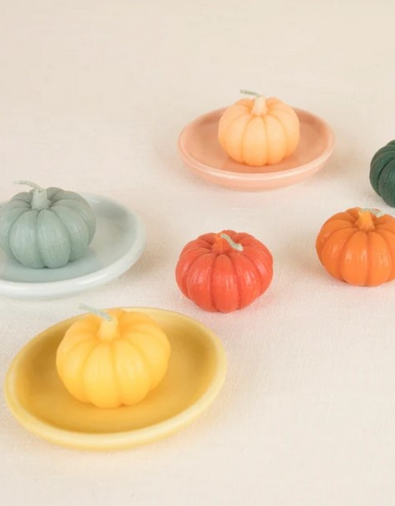 Meri Meri Mini Rainbow Pumpkin  Candles