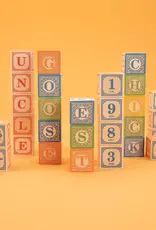Uncle Goose Classic ABC Blocks with Canvas Bag