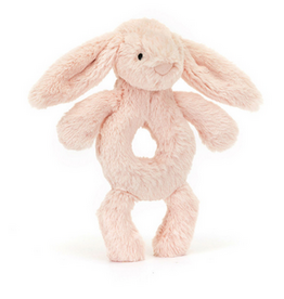 Jellycat Bashful Blush Bunny Ring Rattle