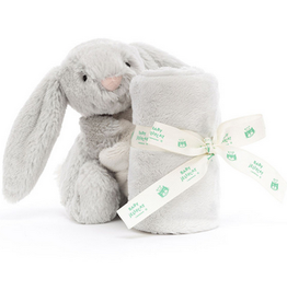 Jellycat Bashful Grey Bunny Soother - New