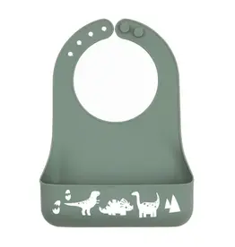 Bella Tunno Little Bites Starter Bib: Dino Rawr