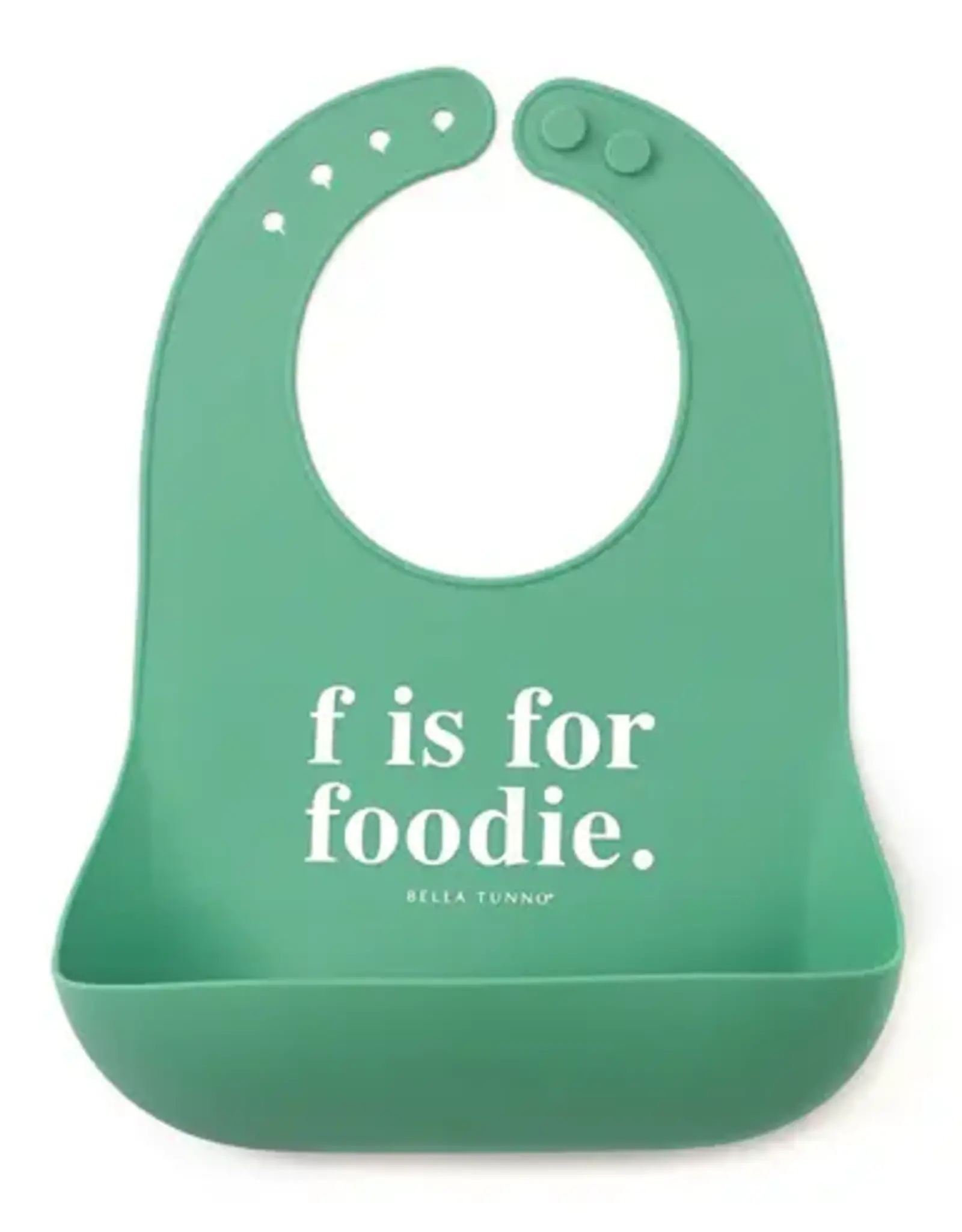 Bella Tunno Wonder Bib: F For Foodie