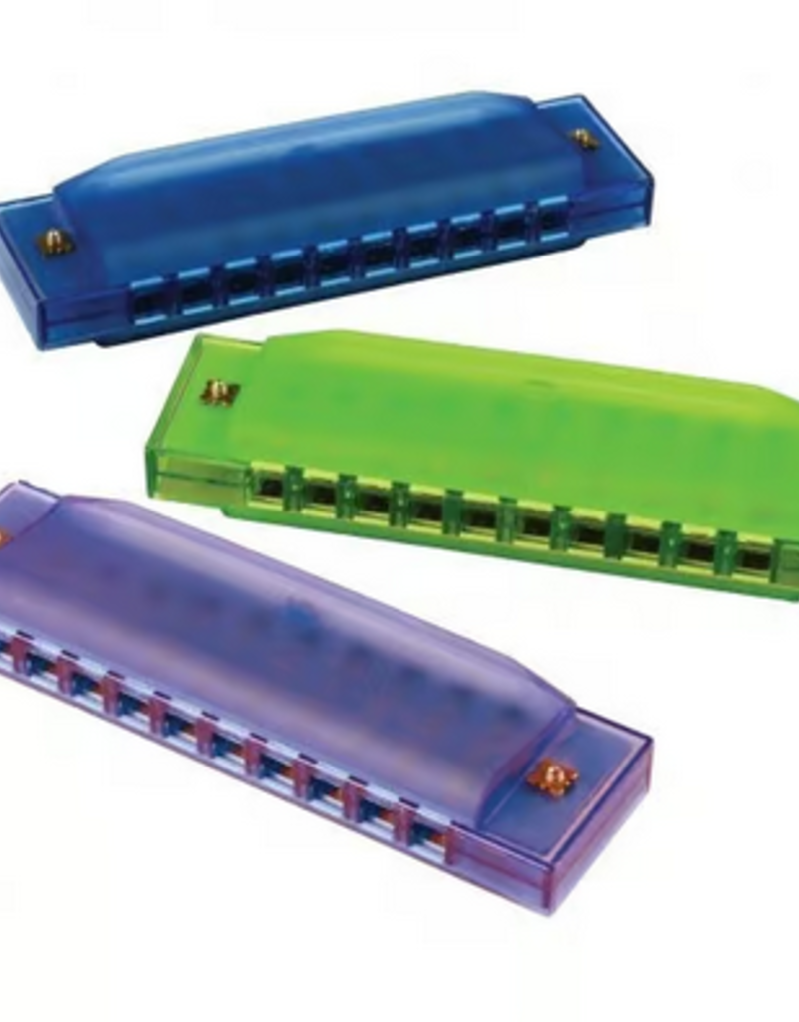 US Toy Semi Transparent Harmonicas