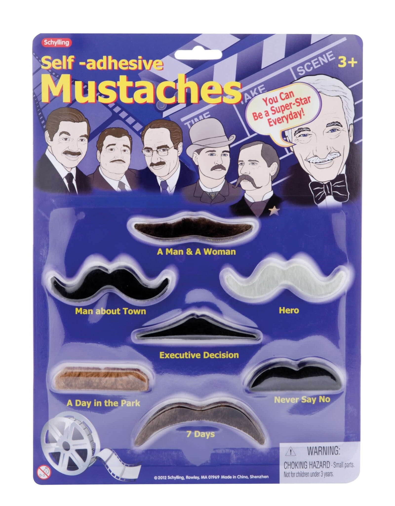 Schylling Self Adhesive Mustaches