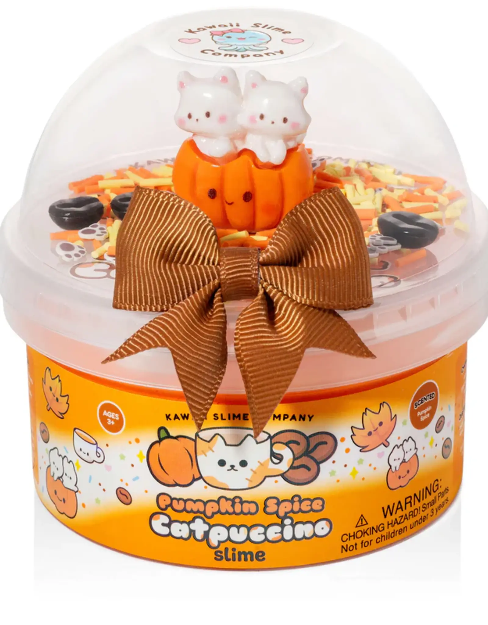 Kawaii Slime Company Pumpkin Spice Catpuccino Butter Slime