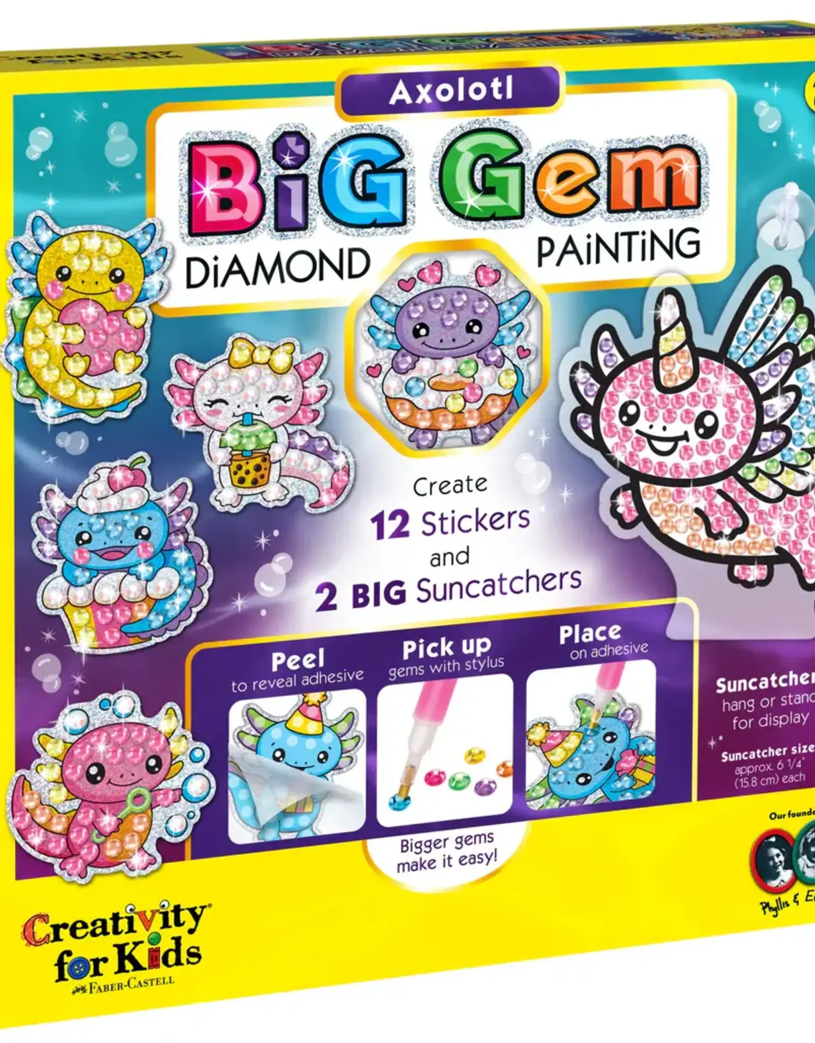 Faber-Castell Big Gem Diamond Painting Axolotl