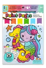 Bright Stripes Paint Pages: Magical Creatures