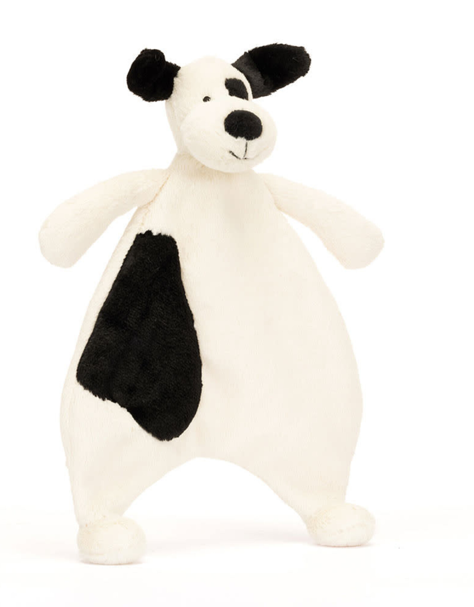 Jellycat Bashful Black & Cream Puppy Comforter