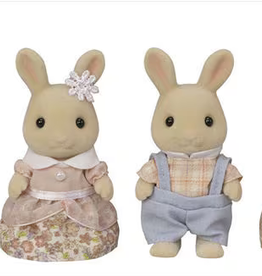 Epoch Everlasting Play Milk Rabbit Family