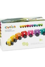 Toysmith Cubika Wooden Toy Rainbow  Caterpillar