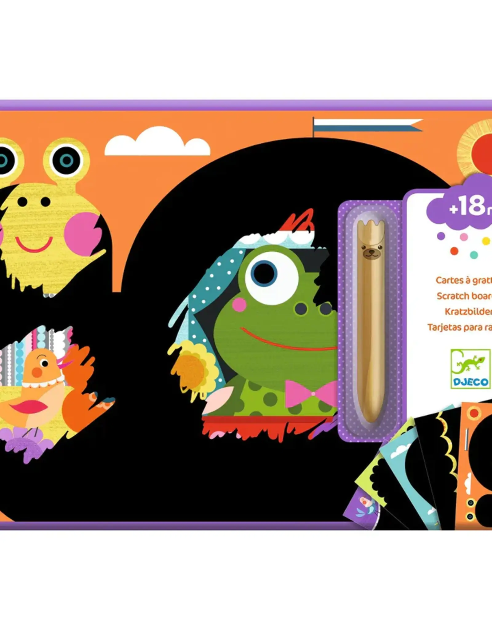 Djeco It is Fun to Discover Scratch Cards Activity