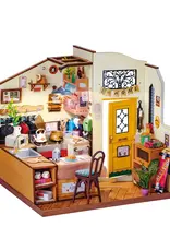 Hands Craft DIY Mini House Kit: Cozy Kitchen