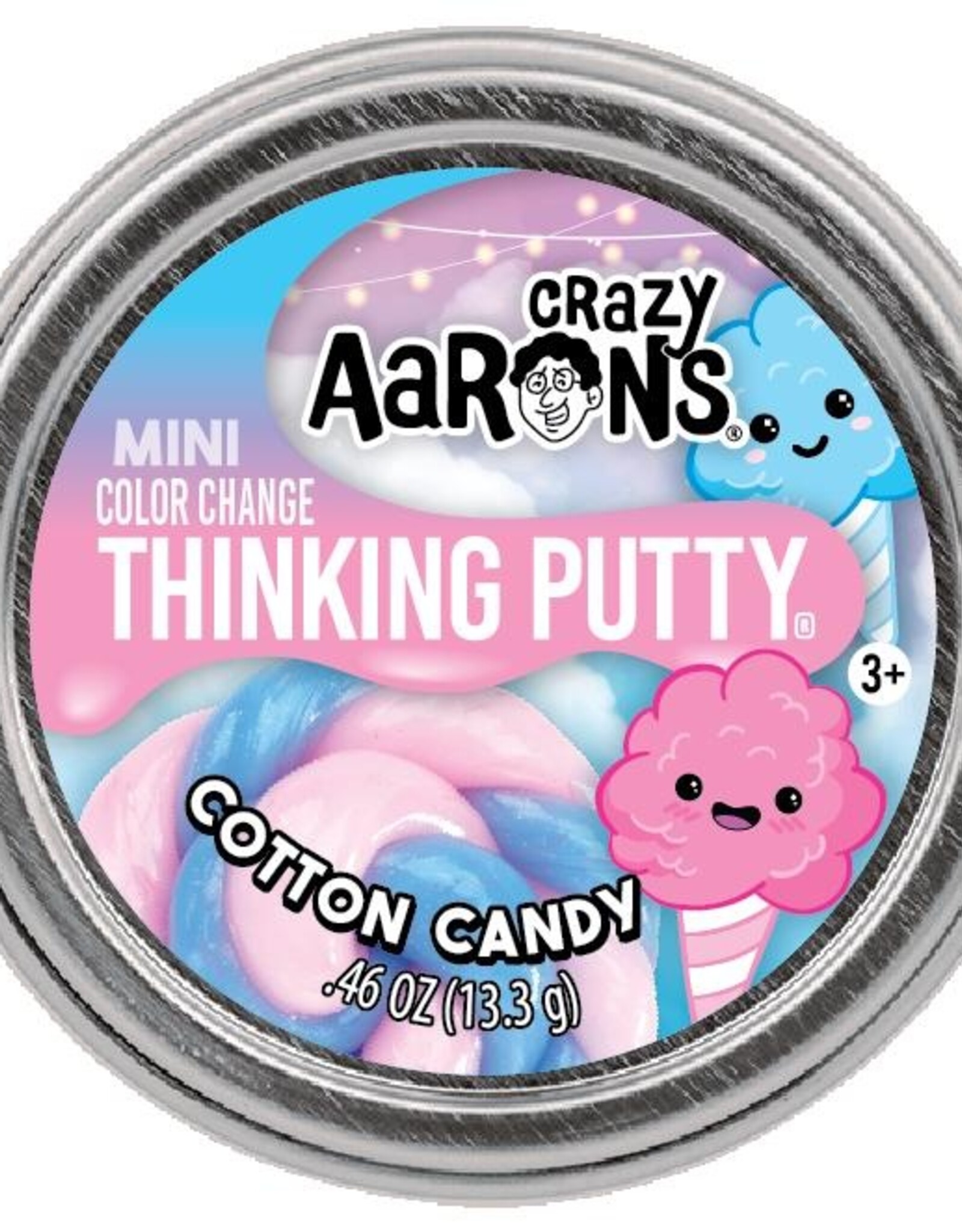 Crazy Aaron's Putty World Mini Tin 2": Cotton Candy