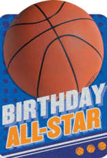 Paper House Basketball Foil Birthday Cards