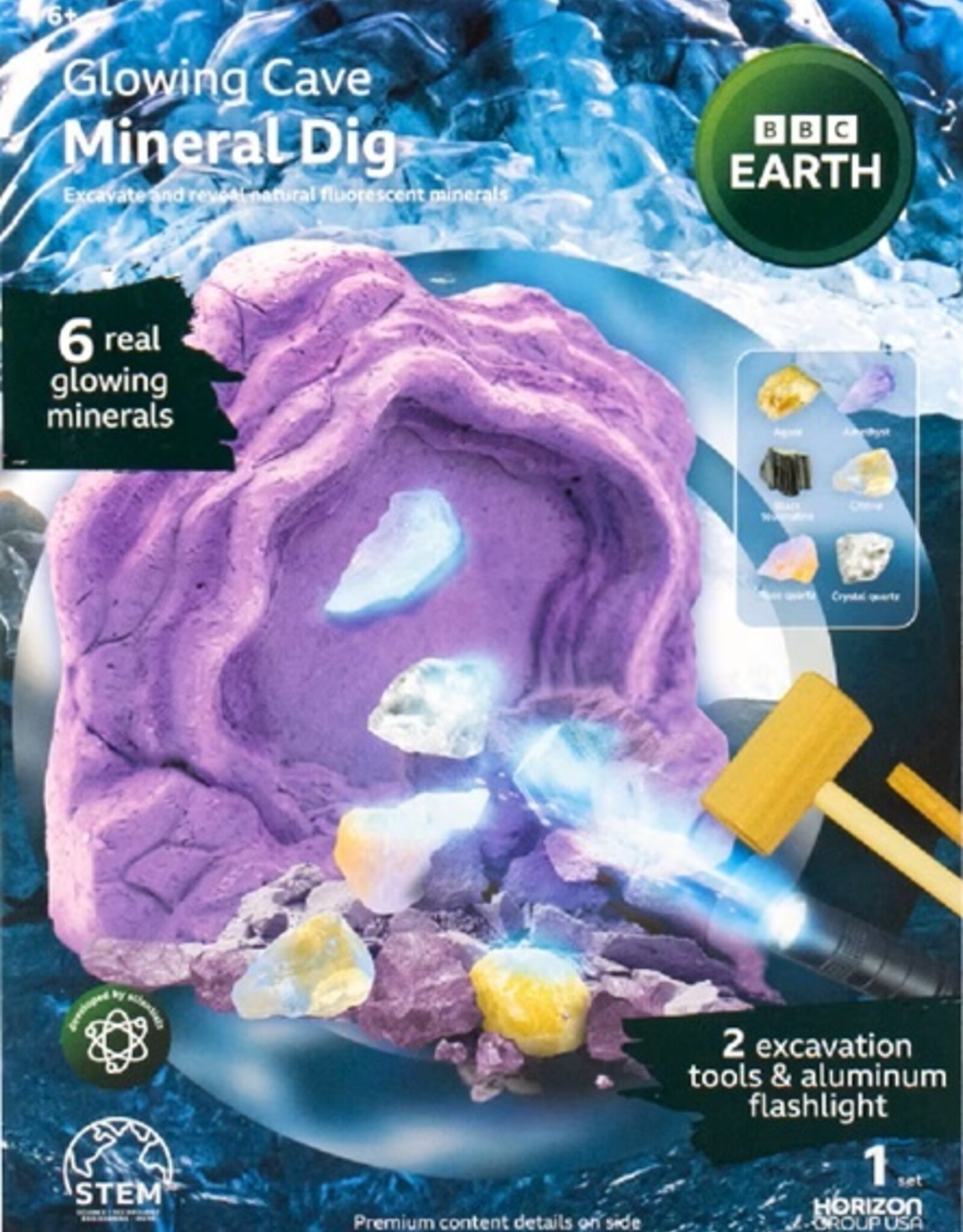 US Toy BBC Glowing Mineral Dig