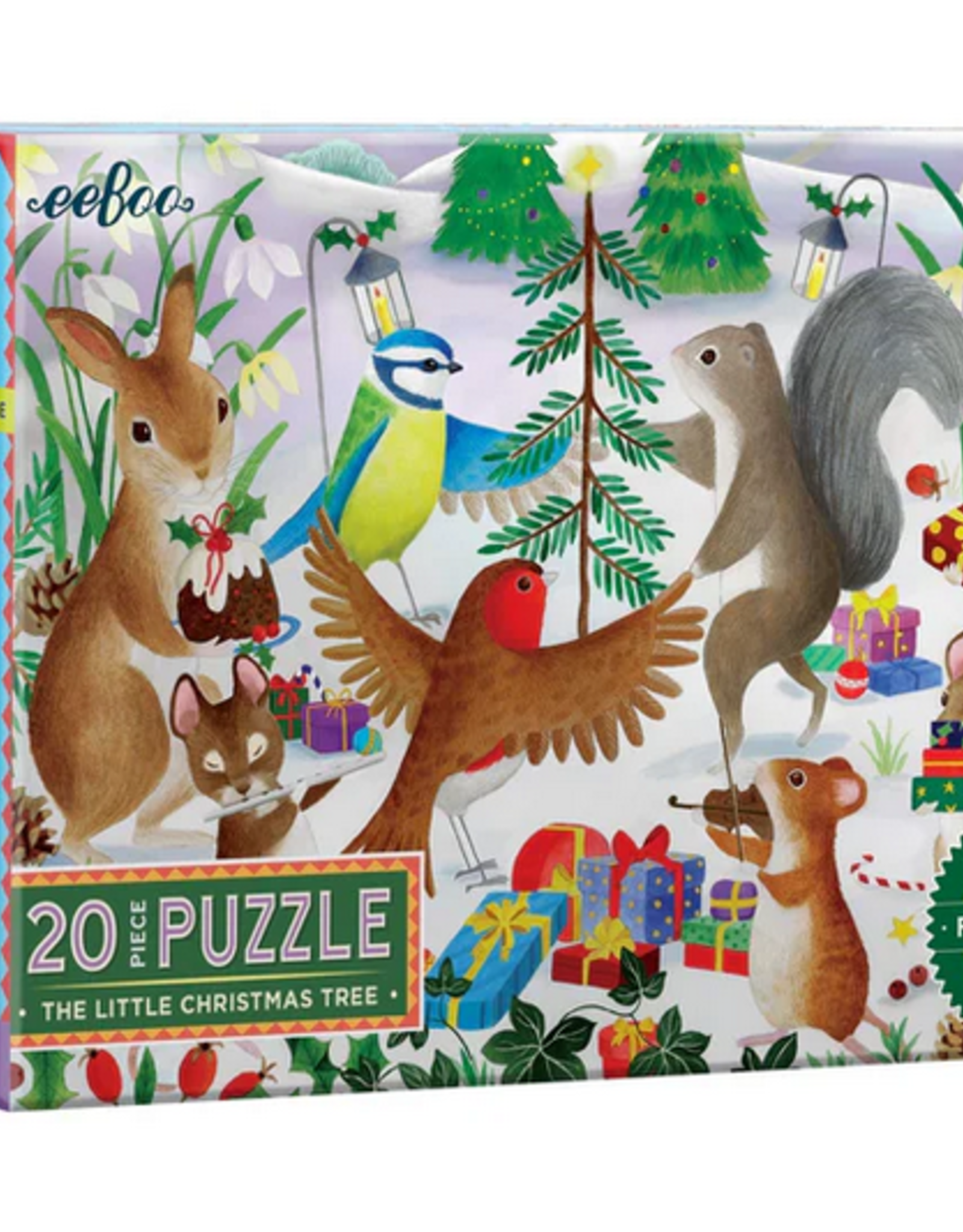 eeBoo 20pc Puzzle: The Little Christmas Tree