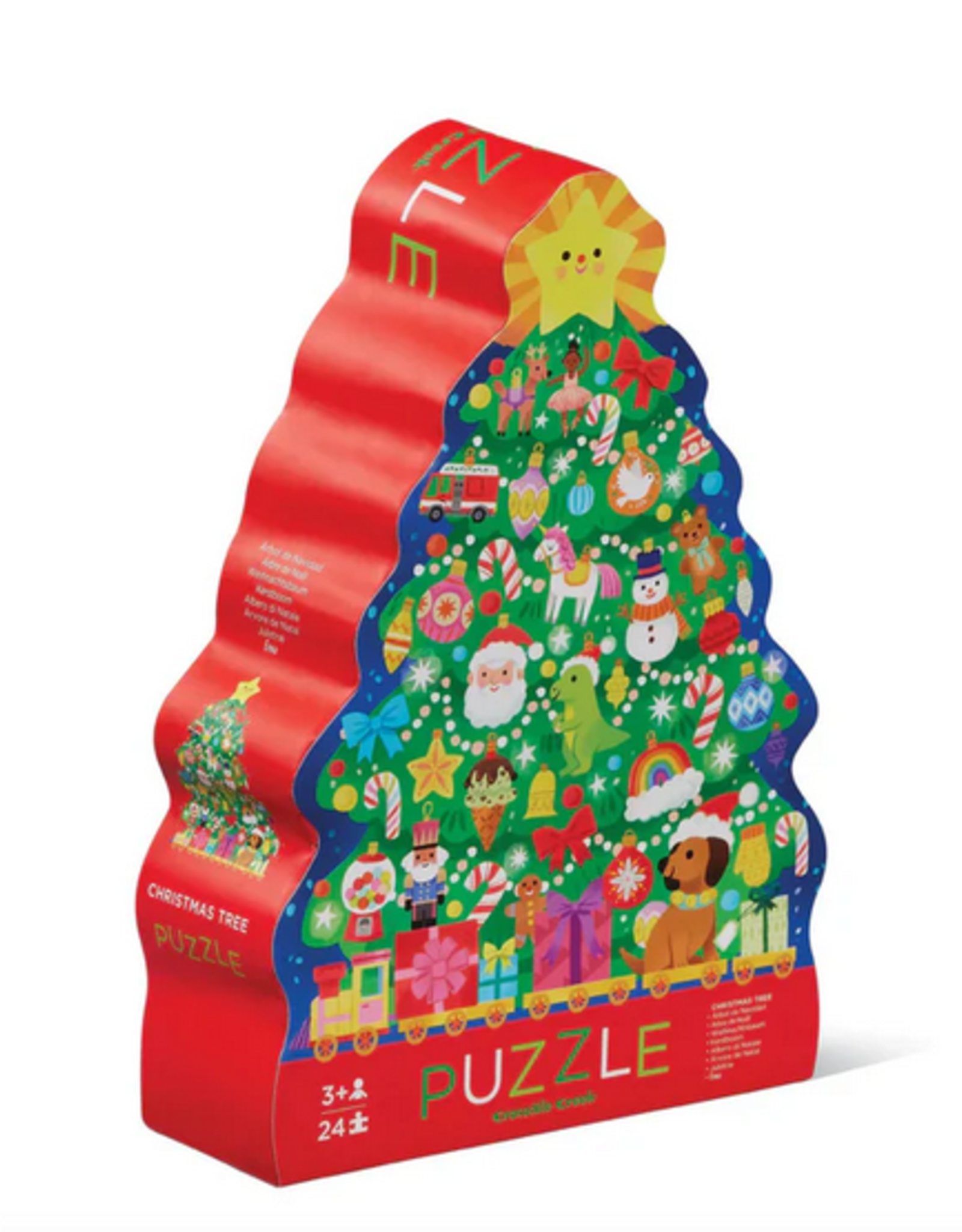 Crocodile Creek 24pc Puzzle Christmas Tree