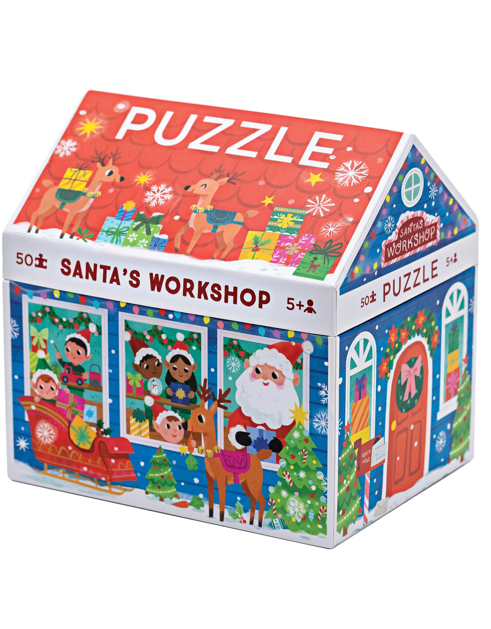 Crocodile Creek 50pc Puzzle: Santa's Workshop