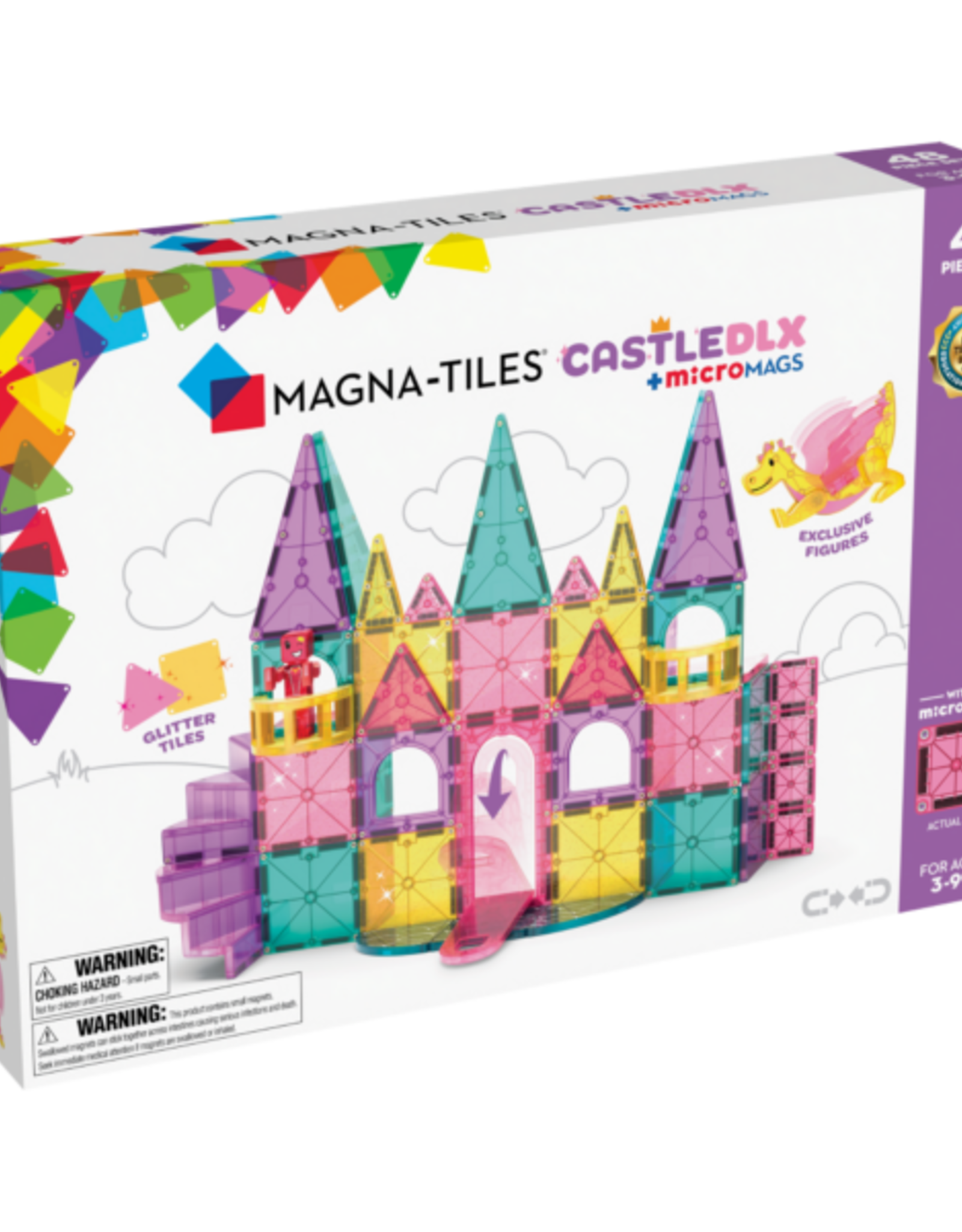 Magna-Tiles Magna-Tiles: Castle DLX 48 Piece Set