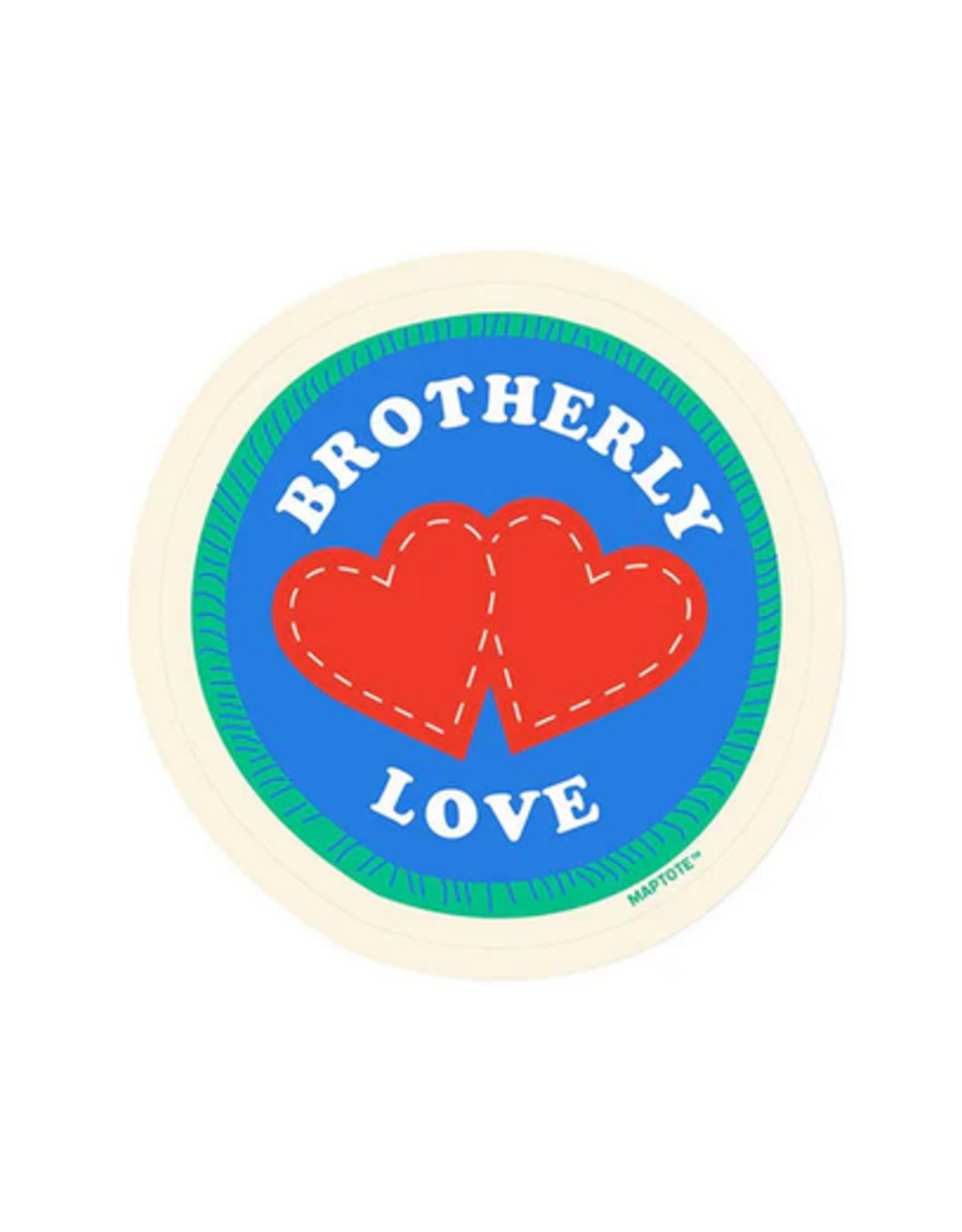 MapTote Sticker: Philadelphia Brotherly Love