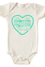 MapTote 3-6MO: One-Piece With Love From Philadelphia
