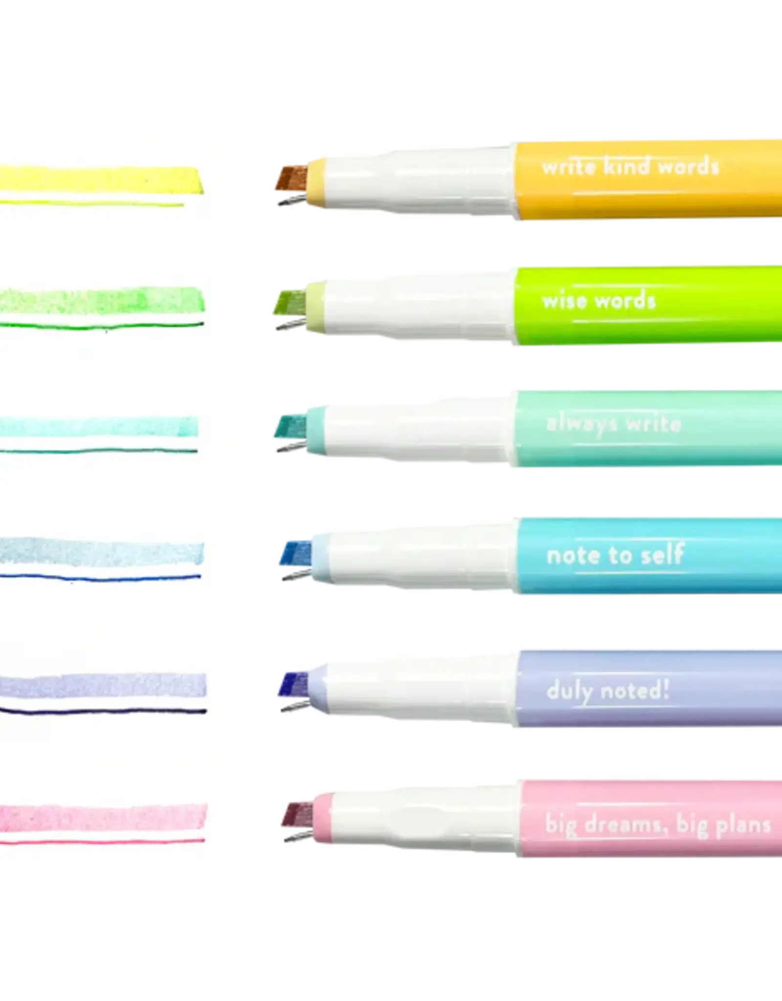 Ooly Noted!: 2-in-1 Micro Fine Tip Pen +  Highlighter