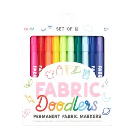 Ooly Fabric Doodlers: Permanent Fabric  Markers