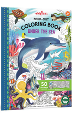 eeBoo Fold Out Coloring Book: Under the Sea