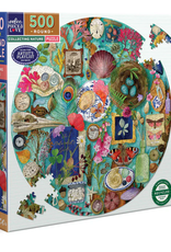 eeBoo 500pc Puzzle: Collecting Nature Round