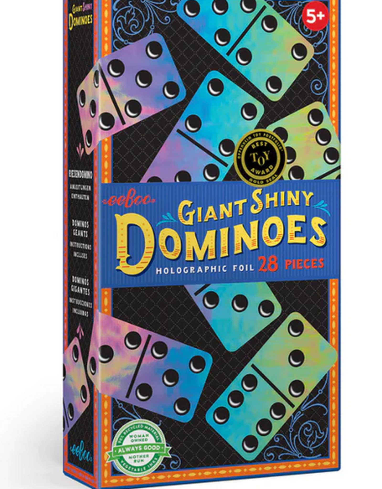 eeBoo Shiny Giant Dominoes