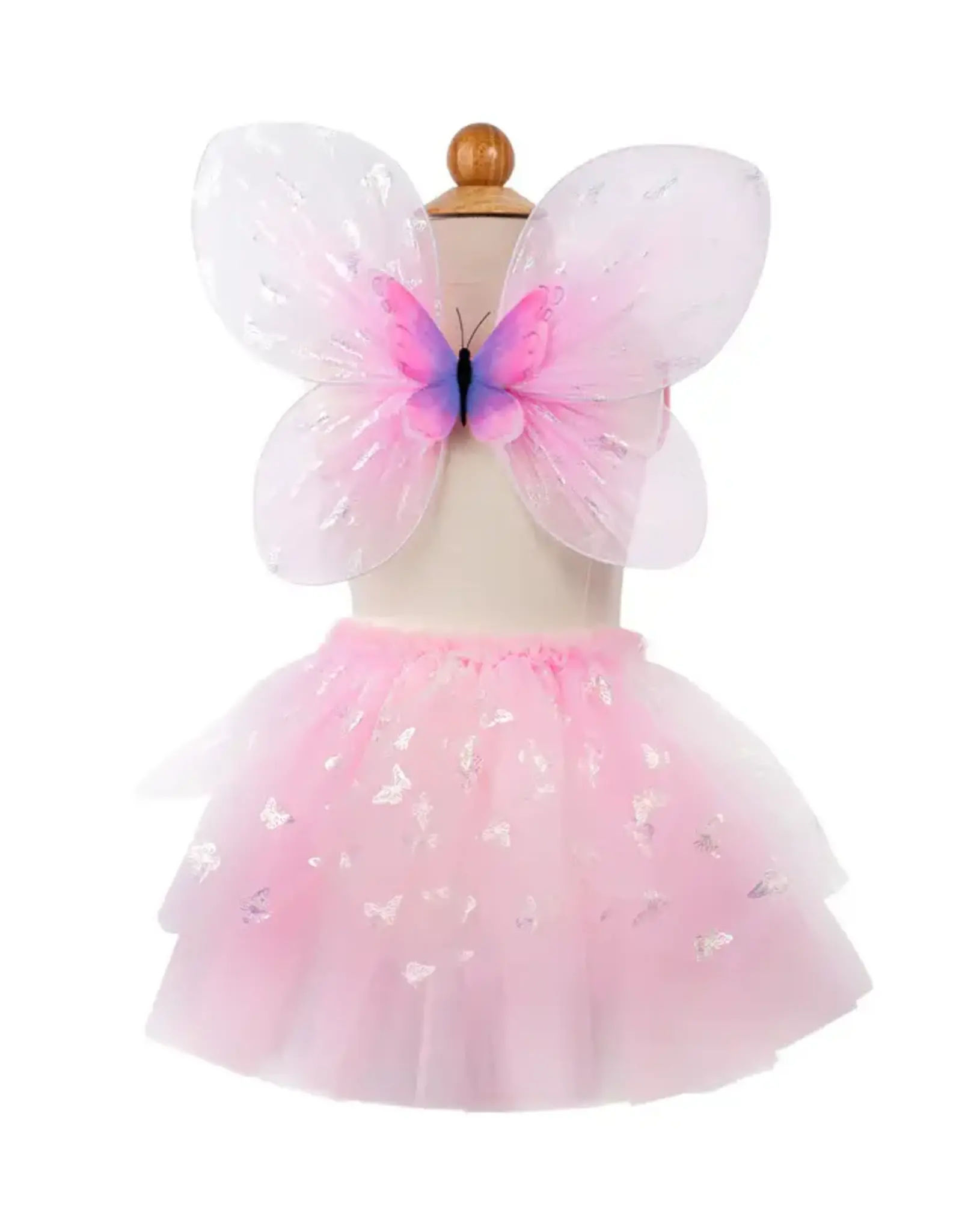 Creative Education Flutter Butterfly Skirt, & Wings, Pink,  Size 4-6