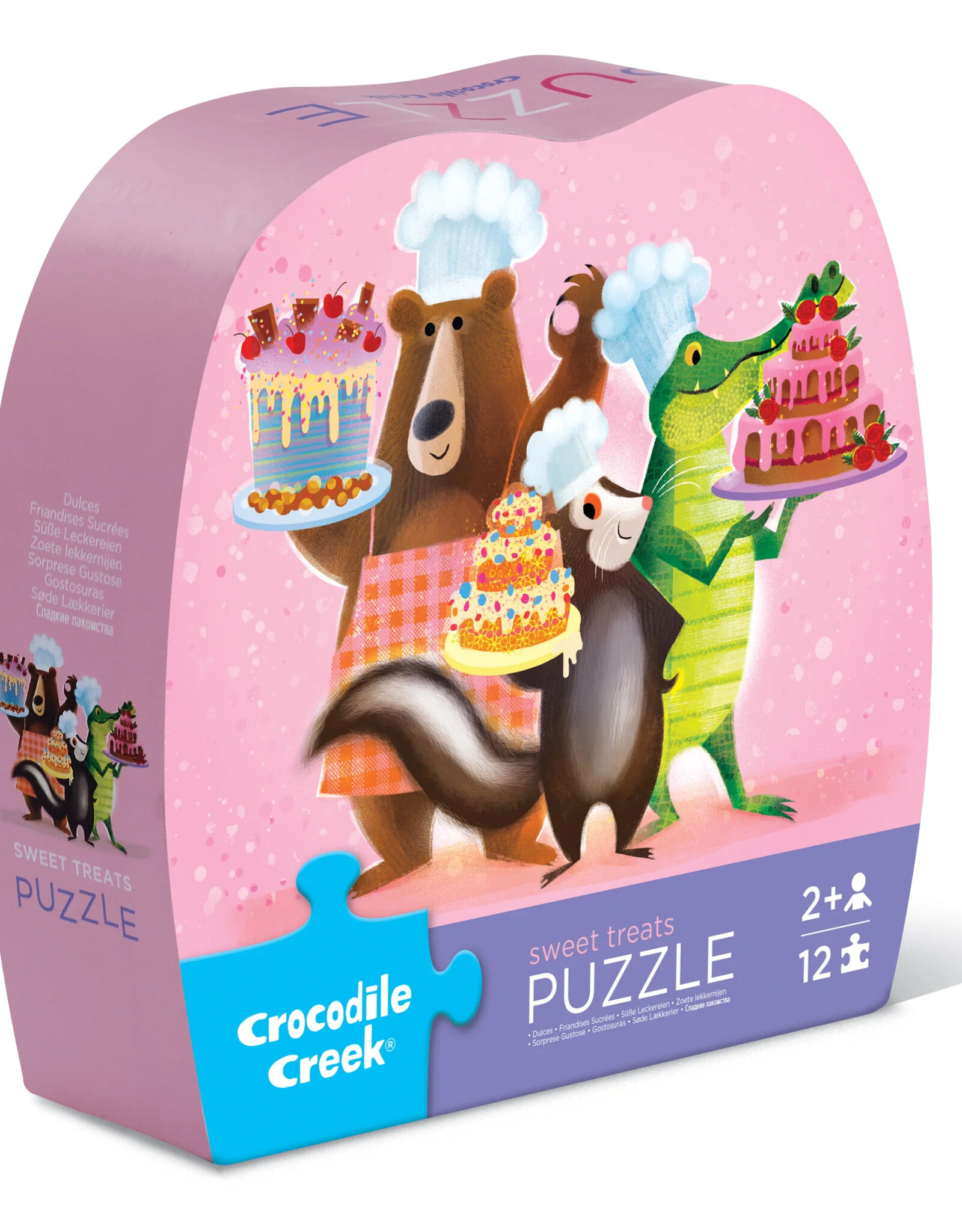 Crocodile Creek 12pc Mini Puzzle: Sweet Treats