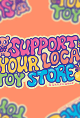 Turtle Soup Vinyl Sticker: Support Your Local Toy Store